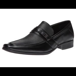 Cavin klein black diamond leather shoes